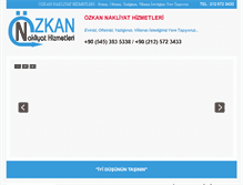 Tablet Screenshot of istanbulozkannakliyat.net